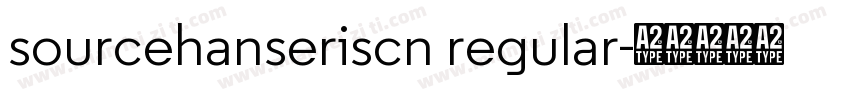 sourcehanseriscn regular字体转换